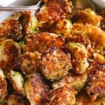 Air Fryer Perfection: Crispy Garlic Parmesan Brussels Sprouts