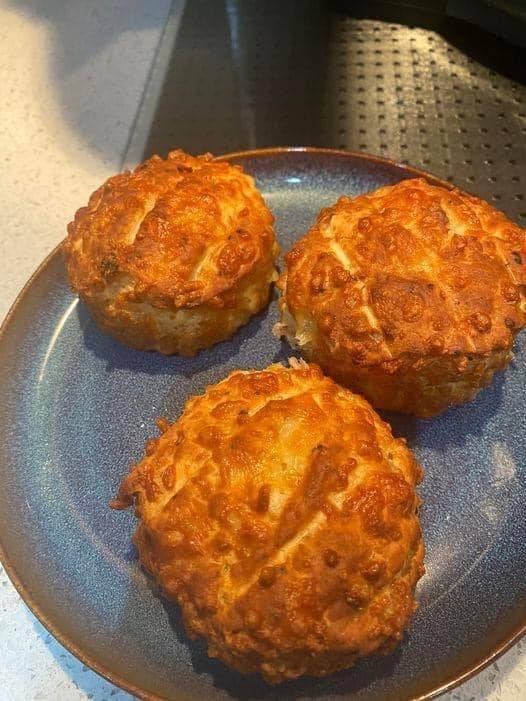 Air Fryer Cheese Scones Recipe