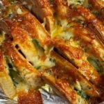 Air Fryer Cheesy Garlic Crumpets