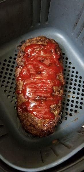 Classic Air Fryer Meatloaf with Sweet Potato Side