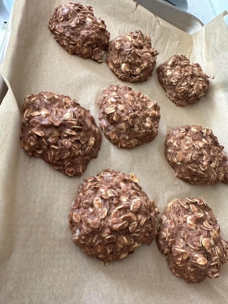 Chocolate Peanut Butter Protein Cookies