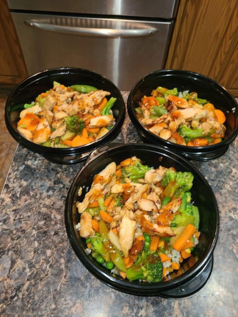 Chicken Stir Fry Bowls