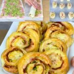 Ham and Cheese Puff Pastry Pinwheels Recipe