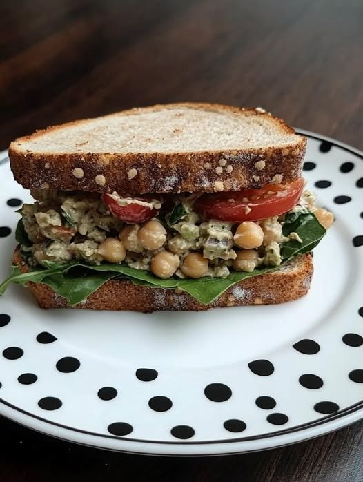 Vegan Chickpea salad sandwich for the win!
