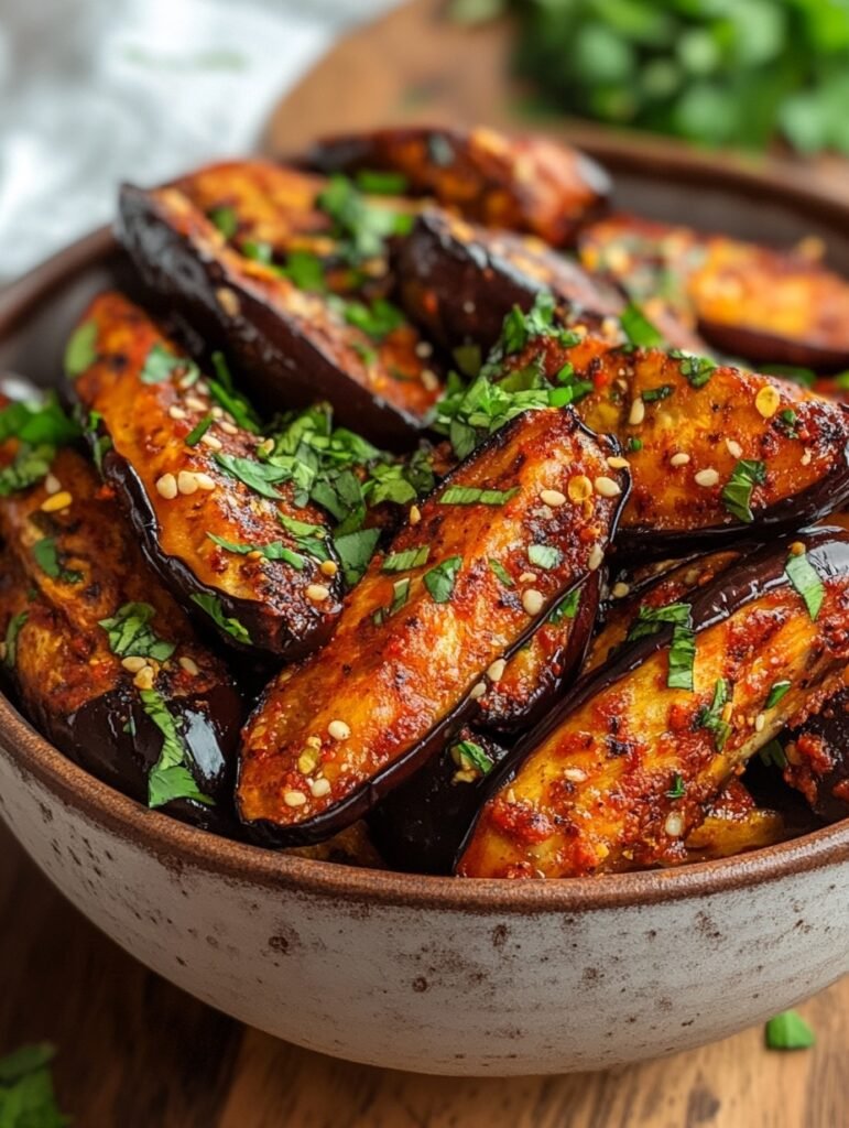 Vegan Aubergine Miso Wedges