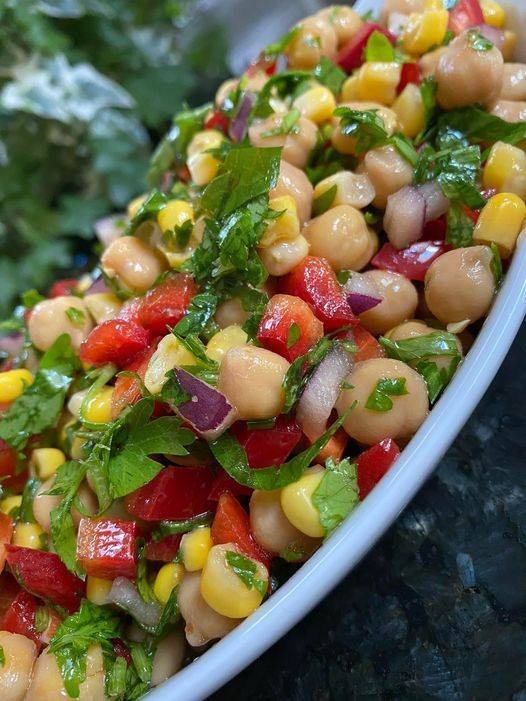 Chickpea salad