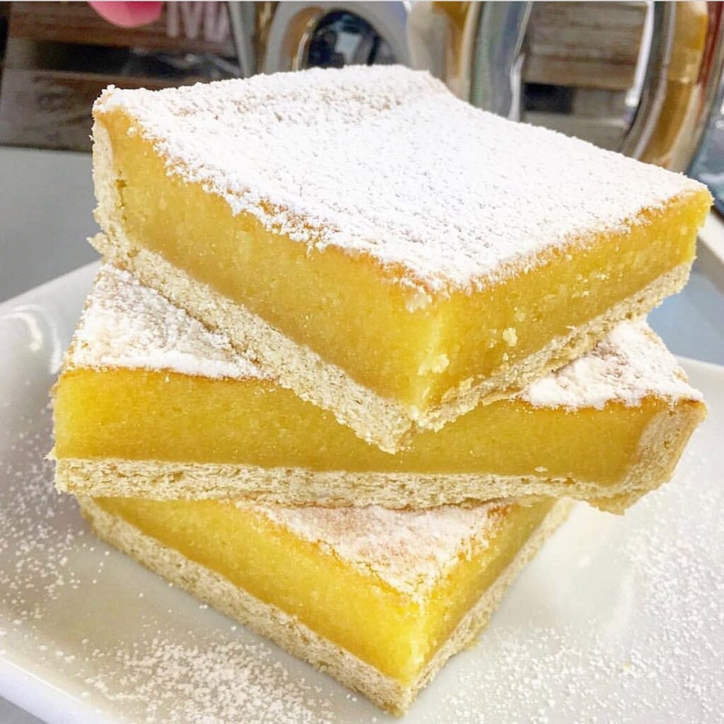 Air Fryer Lemon Dream Bars