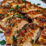 Air Fryer Garlic Parmesan Crusted Chicken