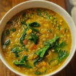 Vegan Spinach And Lentil Soup