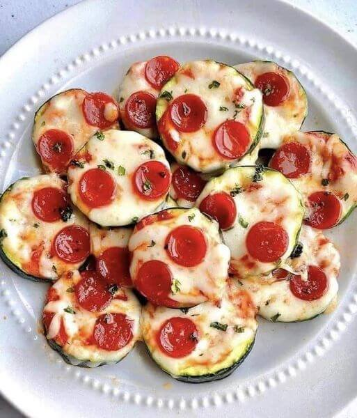 Weight Watchers Zucchini Pizza Bites