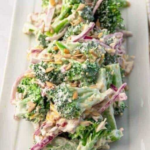 Broccoli Salad with Cranberries & Bacon