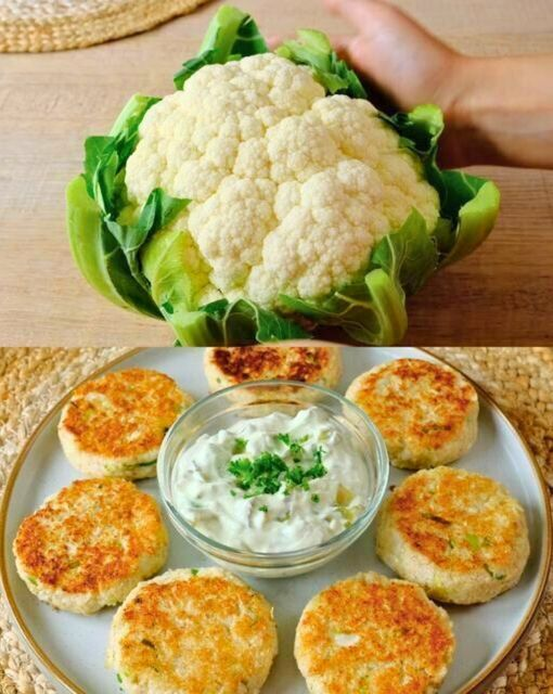 Air Fryer Cauliflower Patties Recipe