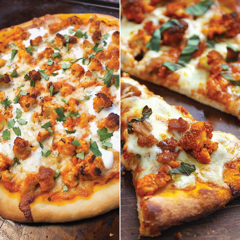 Vegan Buffalo Cauliflower Pizza Recipe