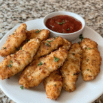 Crispy Air Fryer Mozzarella Sticks Recipe