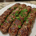Air Fryer Ground Meat Skewers