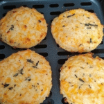 Air-fryer Cheesy Garlic & Parsley Biscuits!