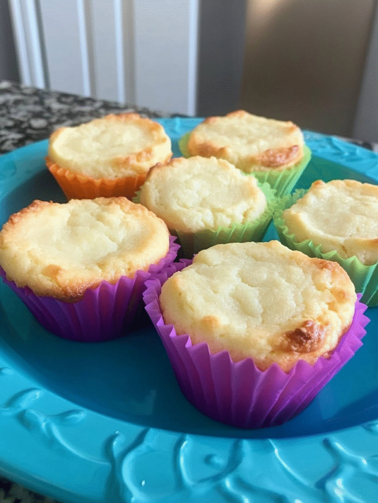 Air-fryer Cheesecake Cupcakes