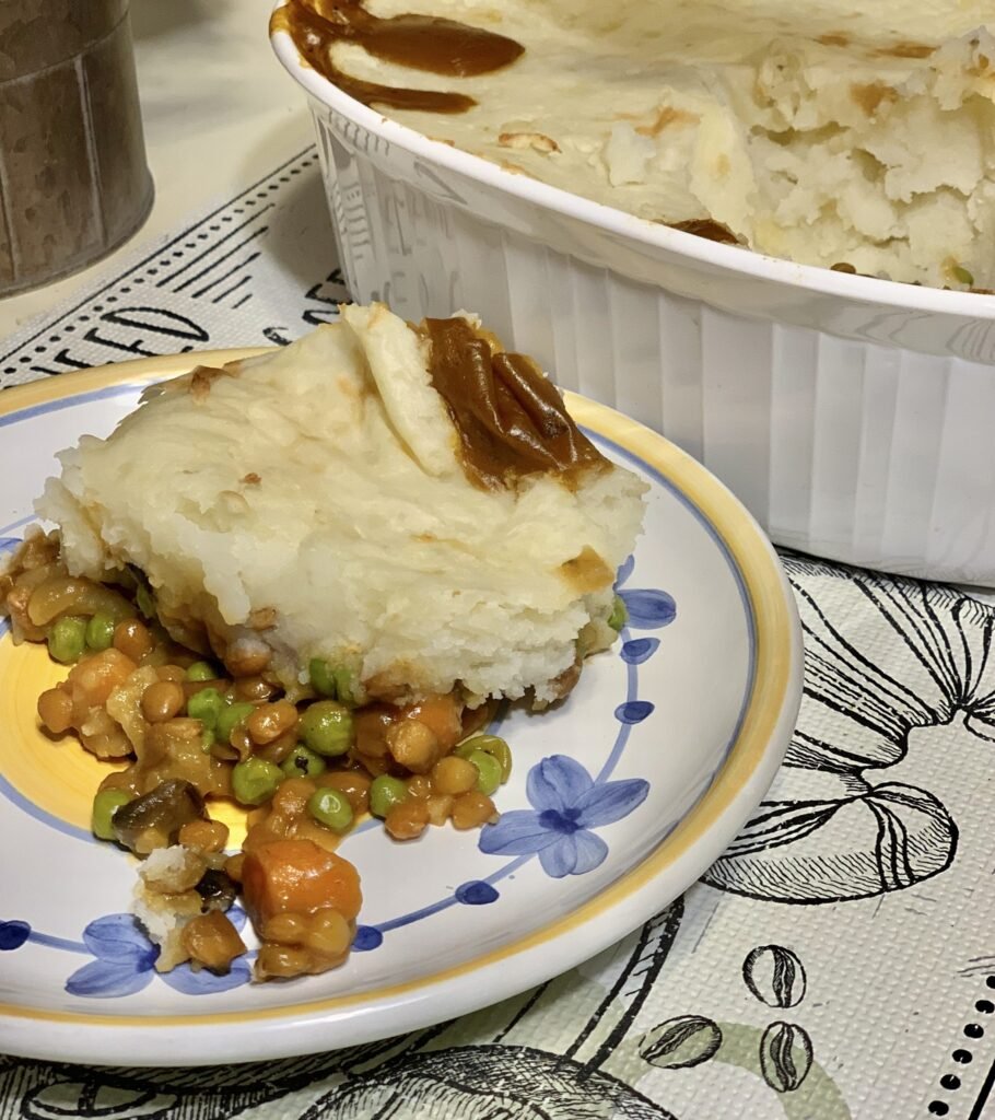 Vegan Shepherd’s Pie with Creamy Potato Topping