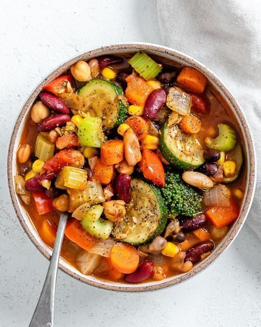 Hearty Mixed Bean and Vegetable Stew