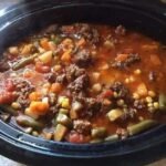 Weight Watchers Slow Cooker Hamburger Stew