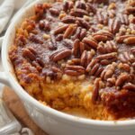 High-Protein Pecan Pie Bread Pudding