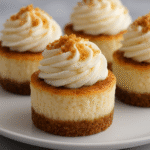 Mediterranean Vanilla Bean Crème Brûlée Cheesecake Cupcakes