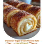 Mediterranean Cinnamon Sugar Cream Cheese Rolls