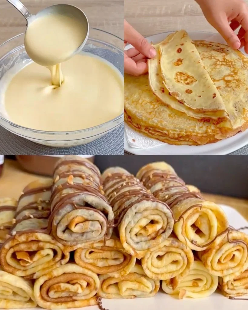 Vegan Crepe Rolls: A Light, Sweet Plant-Based Treat 🌿💛