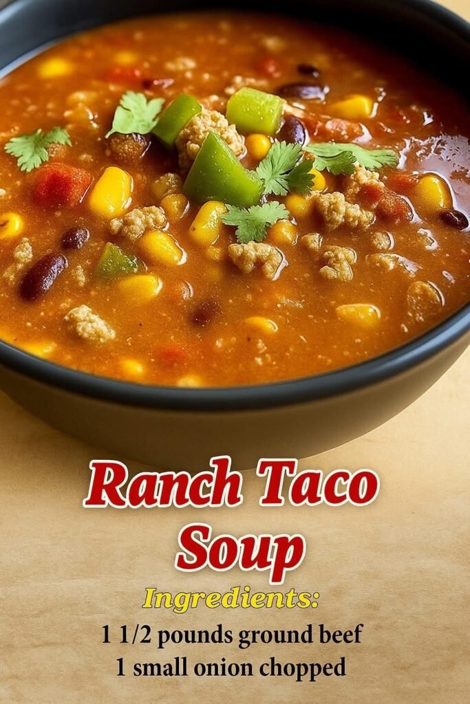 Ranch Taco Soup