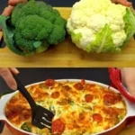 Vegan Spanish-Inspired Broccoli & Cauliflower Bake