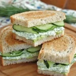 Vegan Avocado Cucumber Tea Sandwiches