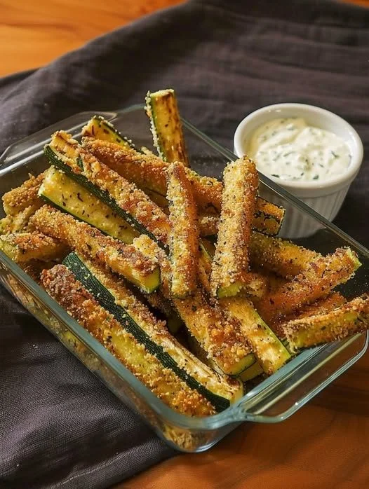 Crispy Vegan Breaded Zucchini Sticks
