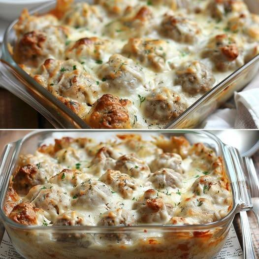 Keto Swedish Meatball Casserole