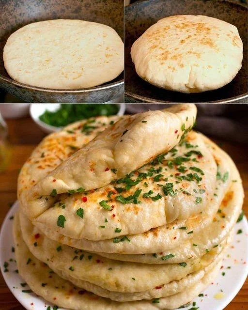 Turkish Vegan Bread (Soft & Fluffy Flatbread)