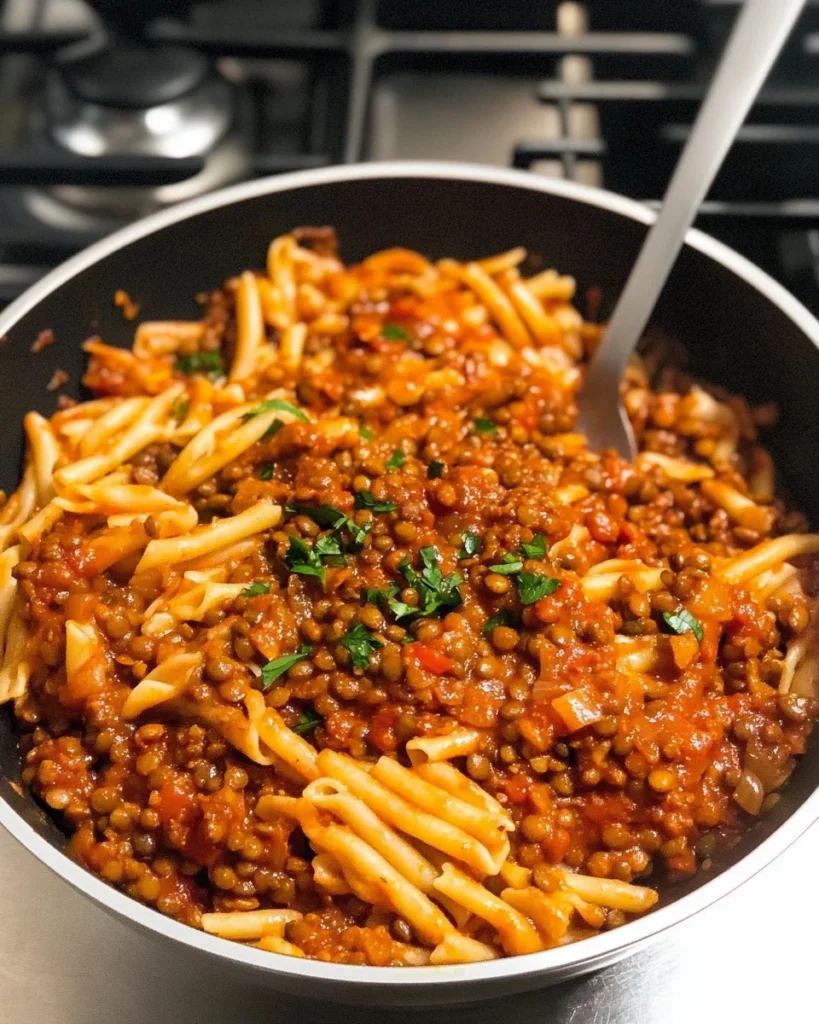 Hearty Vegan Lentil Bolognese 🌿✨If you’re craving comfort food, this Vegan Lentil Bolognese is a must-try! It’s rich, savory, and packed with flavor — a wholesome twist on the Italian classic. 💚