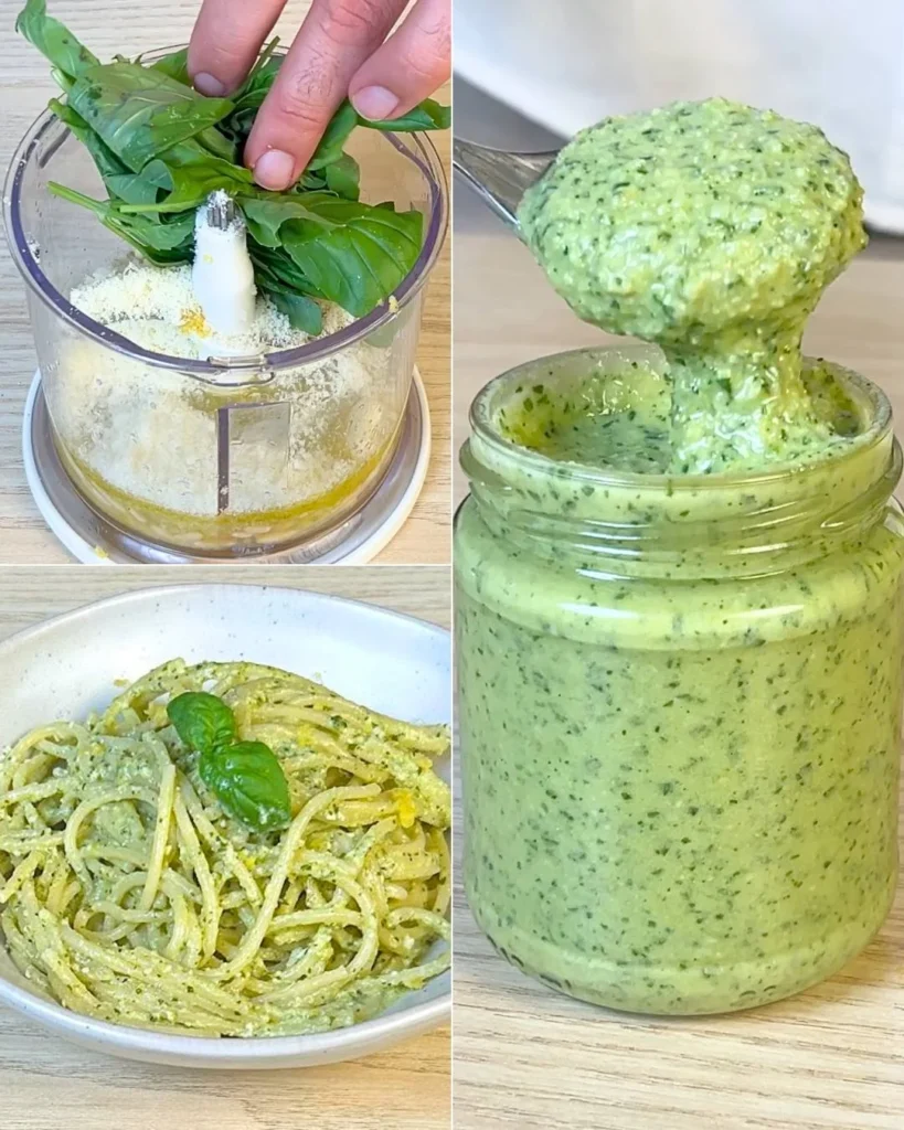 Vegan Lemon Pesto — Creamy, Bright & Ready in Minutes! 🌱✨