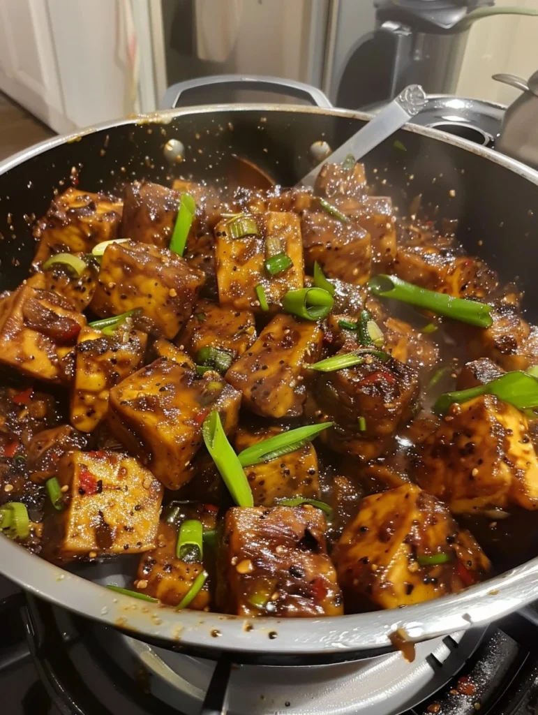 Vegan Black Pepper Tofu — Bold, Spicy & Unbelievably Good! 🍛