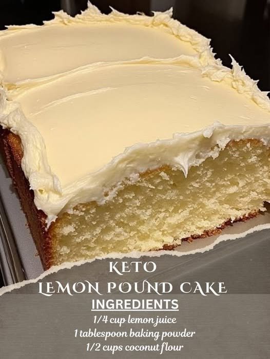 Keto Lemon Pound Cake