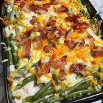Keto Green Beans & Bacon Casserole