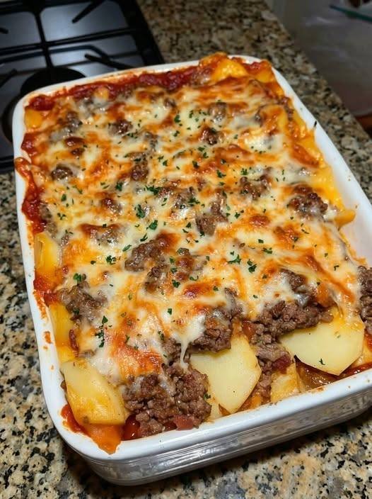 Hamburger Potato Casserole