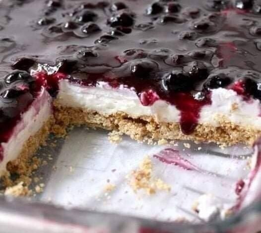 keto No-Bake Blueberry Cheesecake Bars