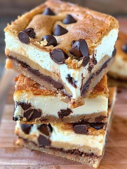 Keto Chocolate Chip Cheesecake Bars