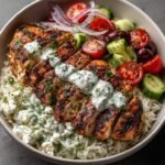 🥗 Greek Chicken & Tzatziki Bowl