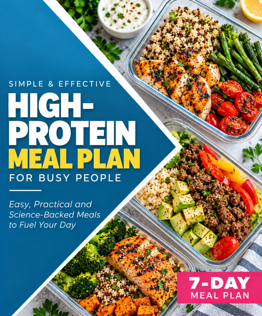 High-Protein Meal Plan for Busy People: Simple, Effective, and Science-Backed