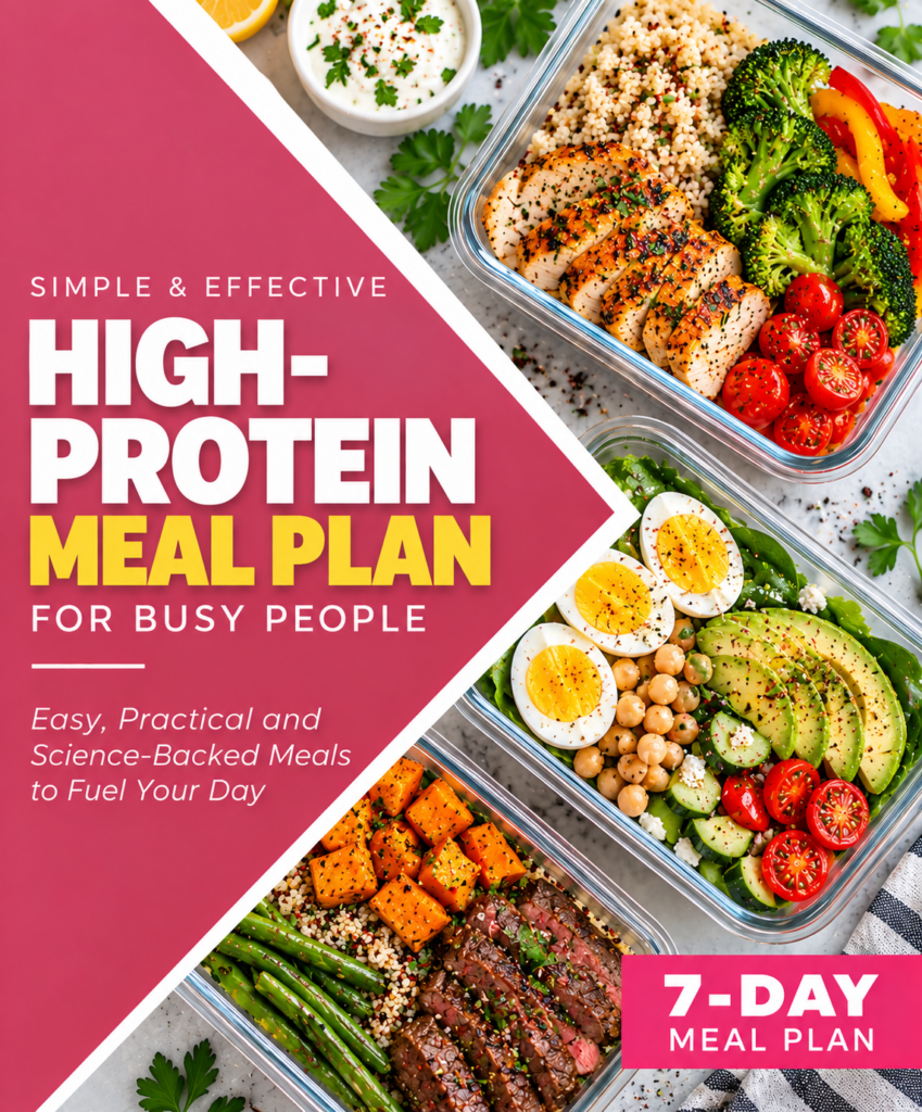 High-Protein Meal Plan for Busy People: Simple, Effective, and Science-Backed