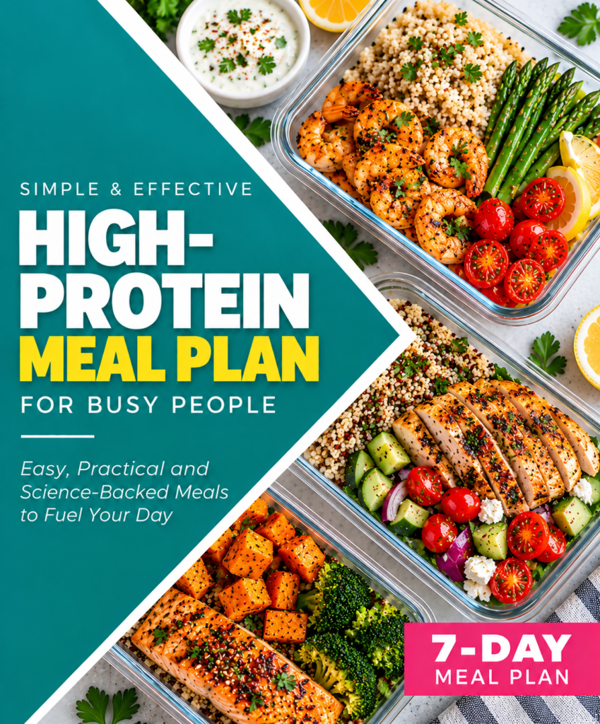 High-Protein Meal Plan for Busy People: Simple, Effective, and Science-Backed