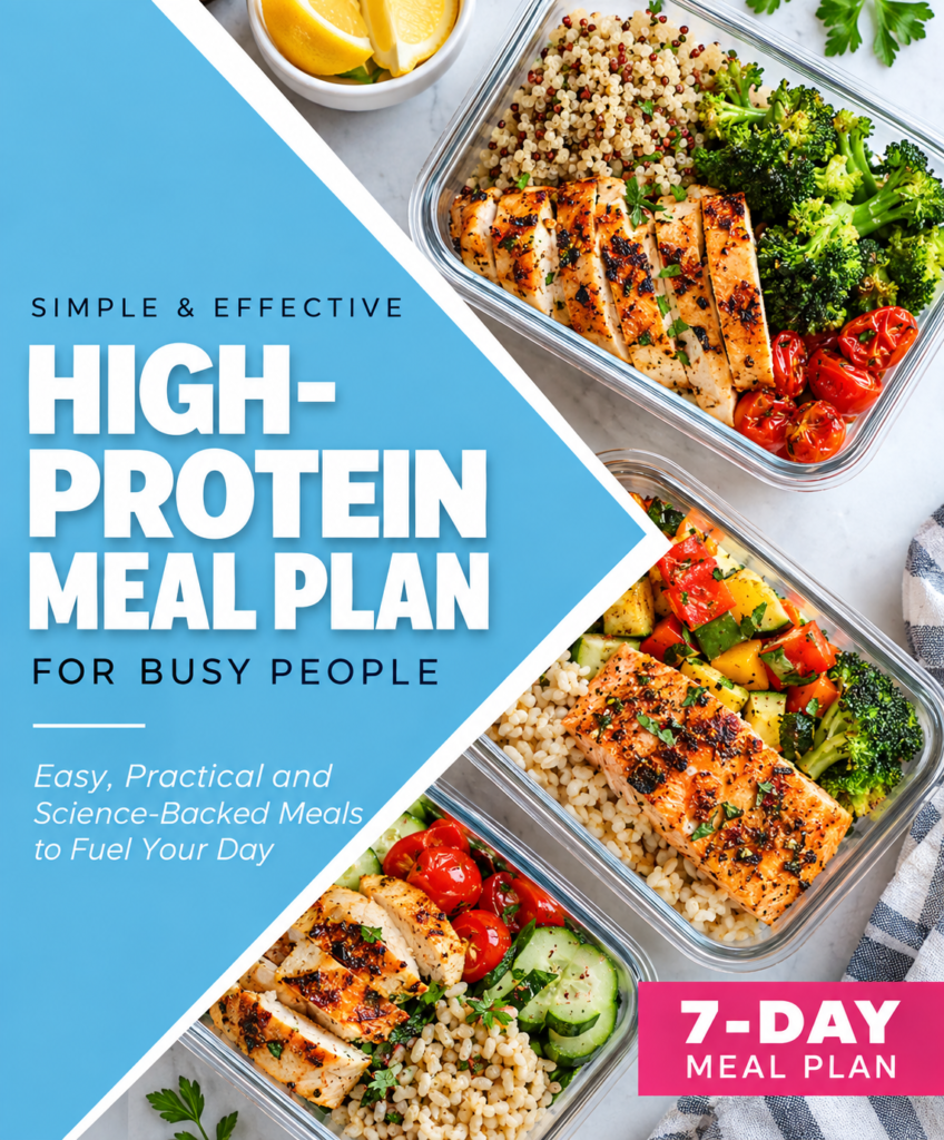 High-Protein Meal Plan for Busy People: Simple, Effective, and Science-Backed
