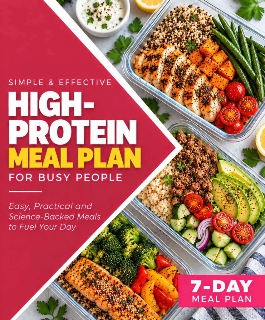 High-Protein Meal Plan for Busy People: Simple, Effective, and Science-Backed